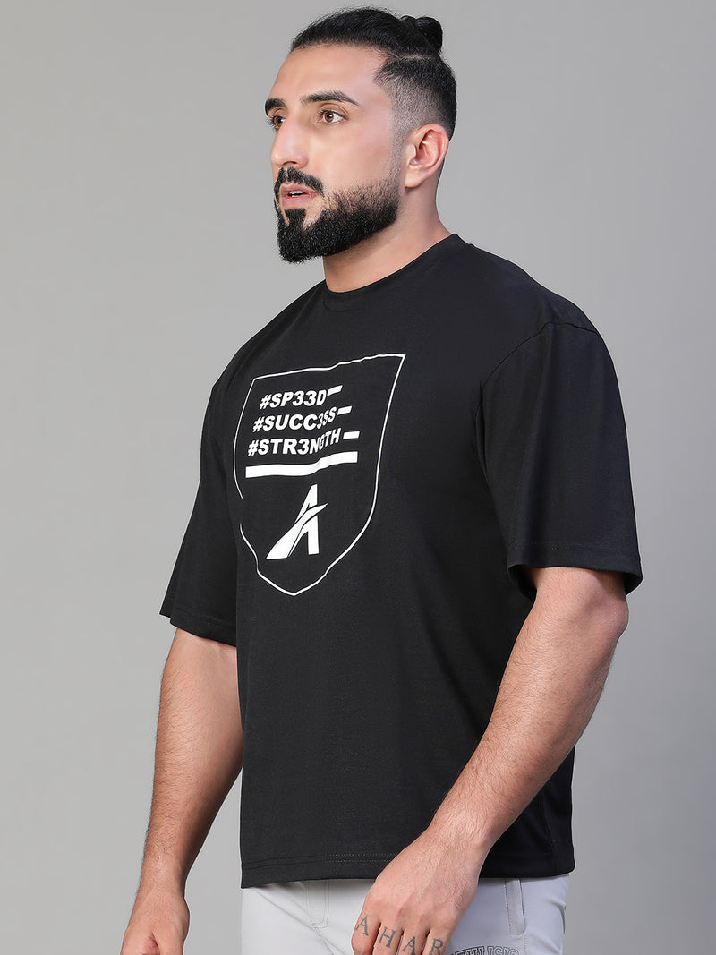 S³ Oversized T-Shirt Black