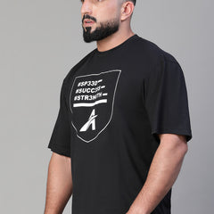 S³ Oversized T-Shirt Black