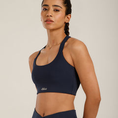 Define Crossback Bra Navy