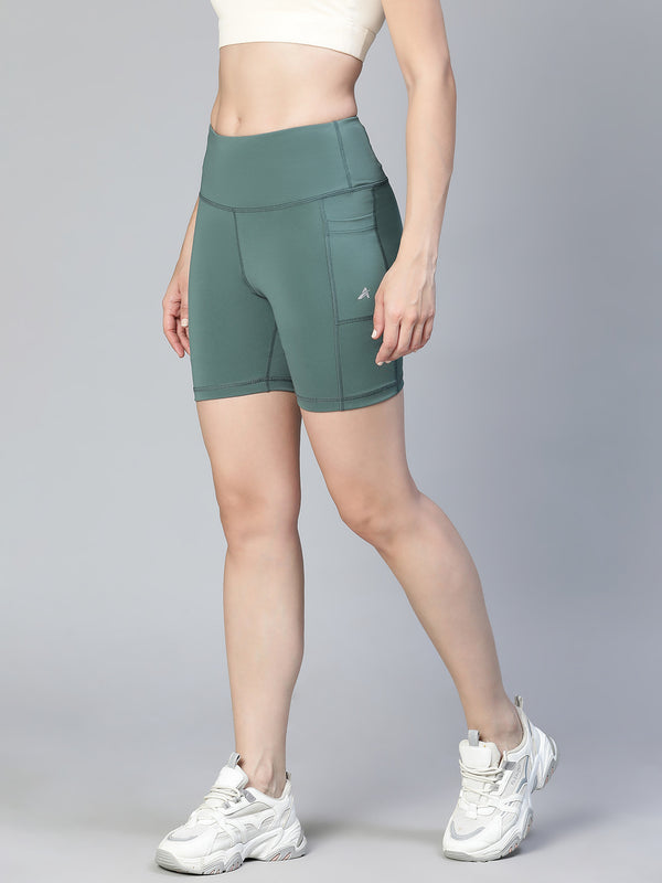 Stealth Active Shorts Forest Green