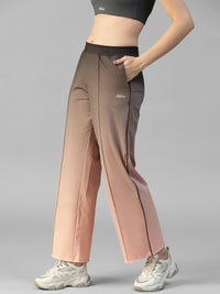 Flow Piping Dual Tone Sweatpants Peach