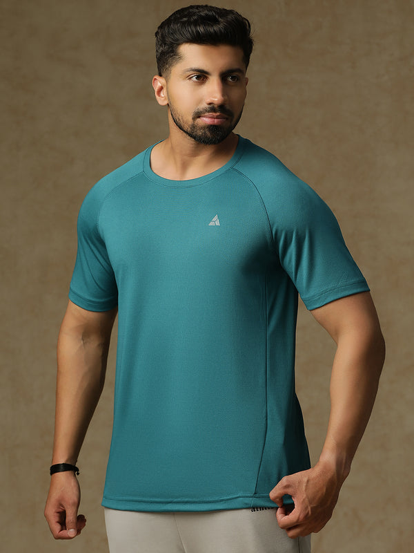 Back Panel T-Shirt Teal