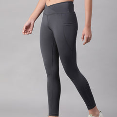 V-Front Legging Gray