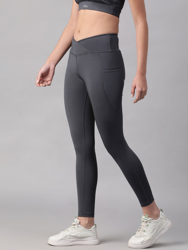 V-Front Legging Gray