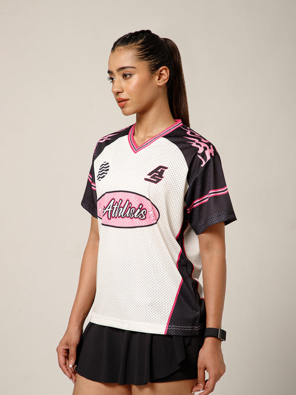 Cloud Nine Jersey Pink & Black
