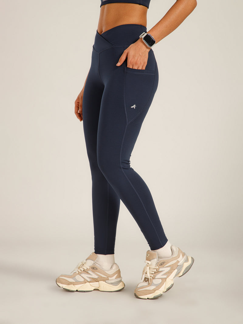 V-Front Legging Navy