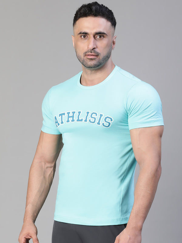 Everyday Basic T-Shirt Teal Blue