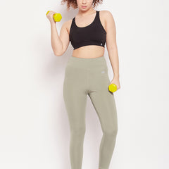 Geometric Strap Sports Bra Black
