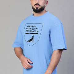 S³ Oversized T-Shirt Blue