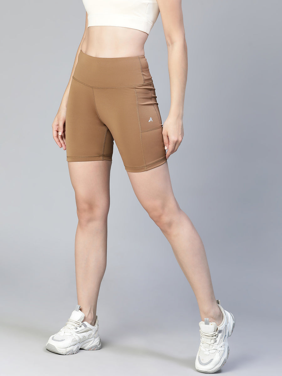 Stealth Active Shorts Tan