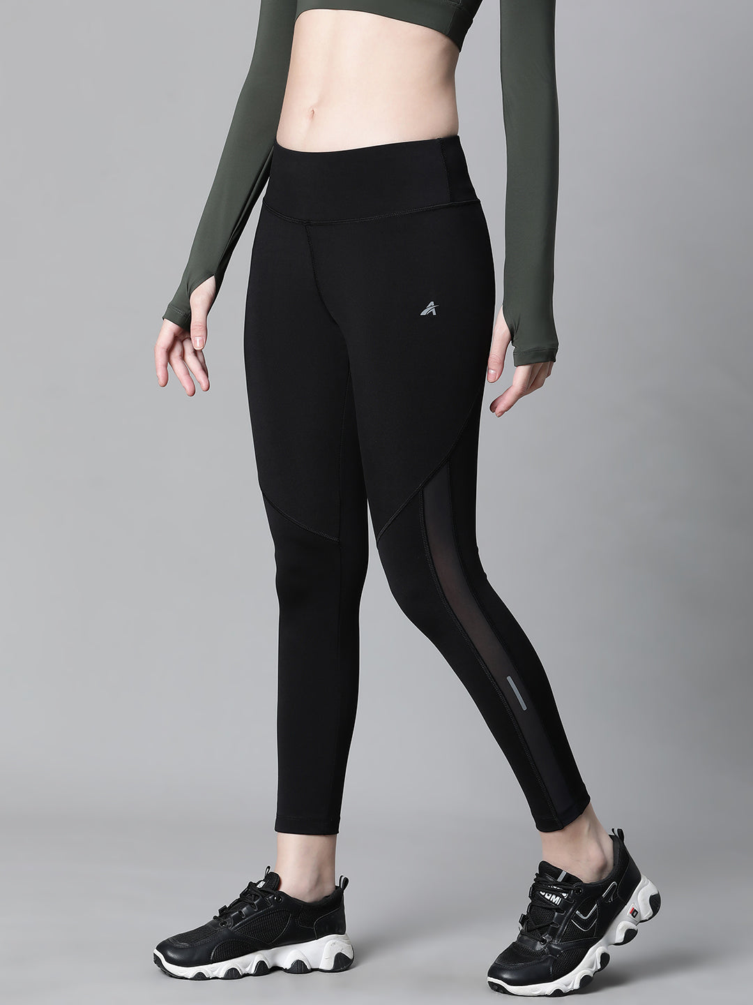 Streamline Panel Legging Black