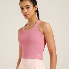 Built In Bra Y Adjustable Top Pink