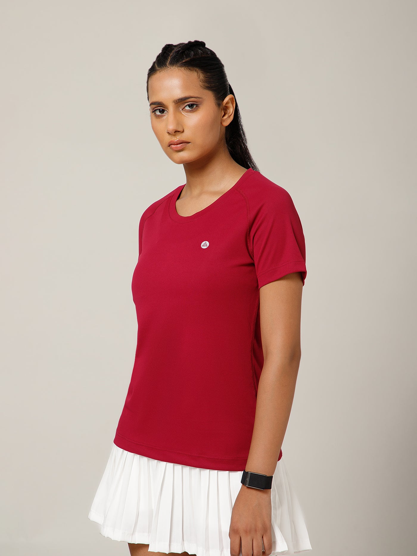 Raglan Sleeve T-Shirt Maroon