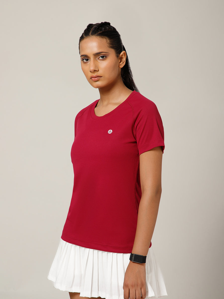 Raglan Sleeve T-Shirt Maroon