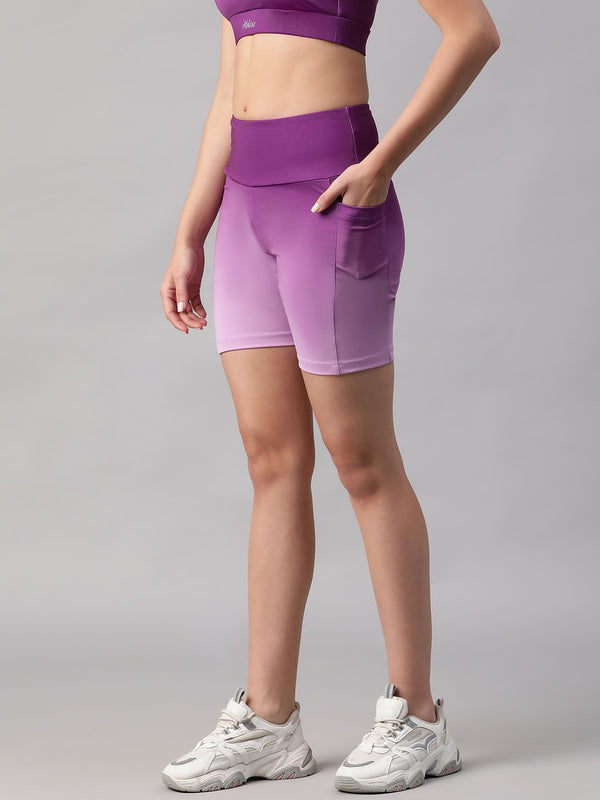 Dual Tone Shorts Purple