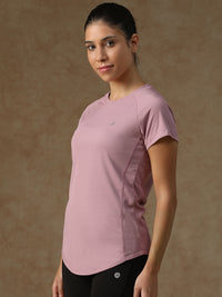 V Panel T-Shirt Lavender