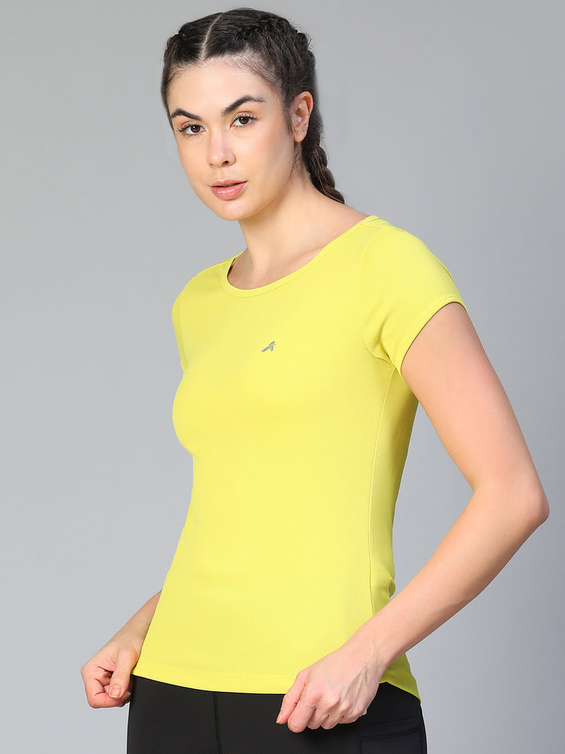Keyhole T-shirt Apple Green