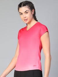 Dual Tone T-Shirt Hot Pink