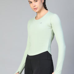 Bodycon Thumbhole T-shirt Olive