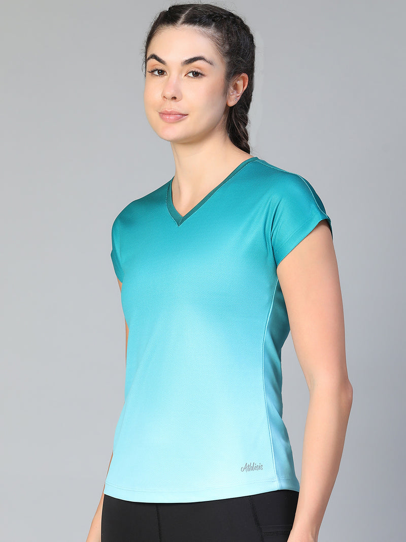 Dual Tone T-Shirt Ice Blue