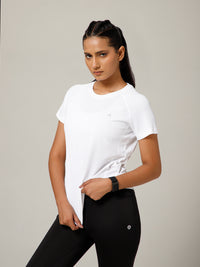 V Panel T-Shirt White