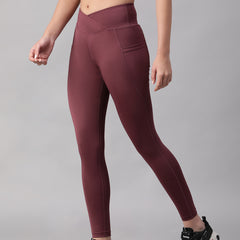 V-Front Legging Mauve