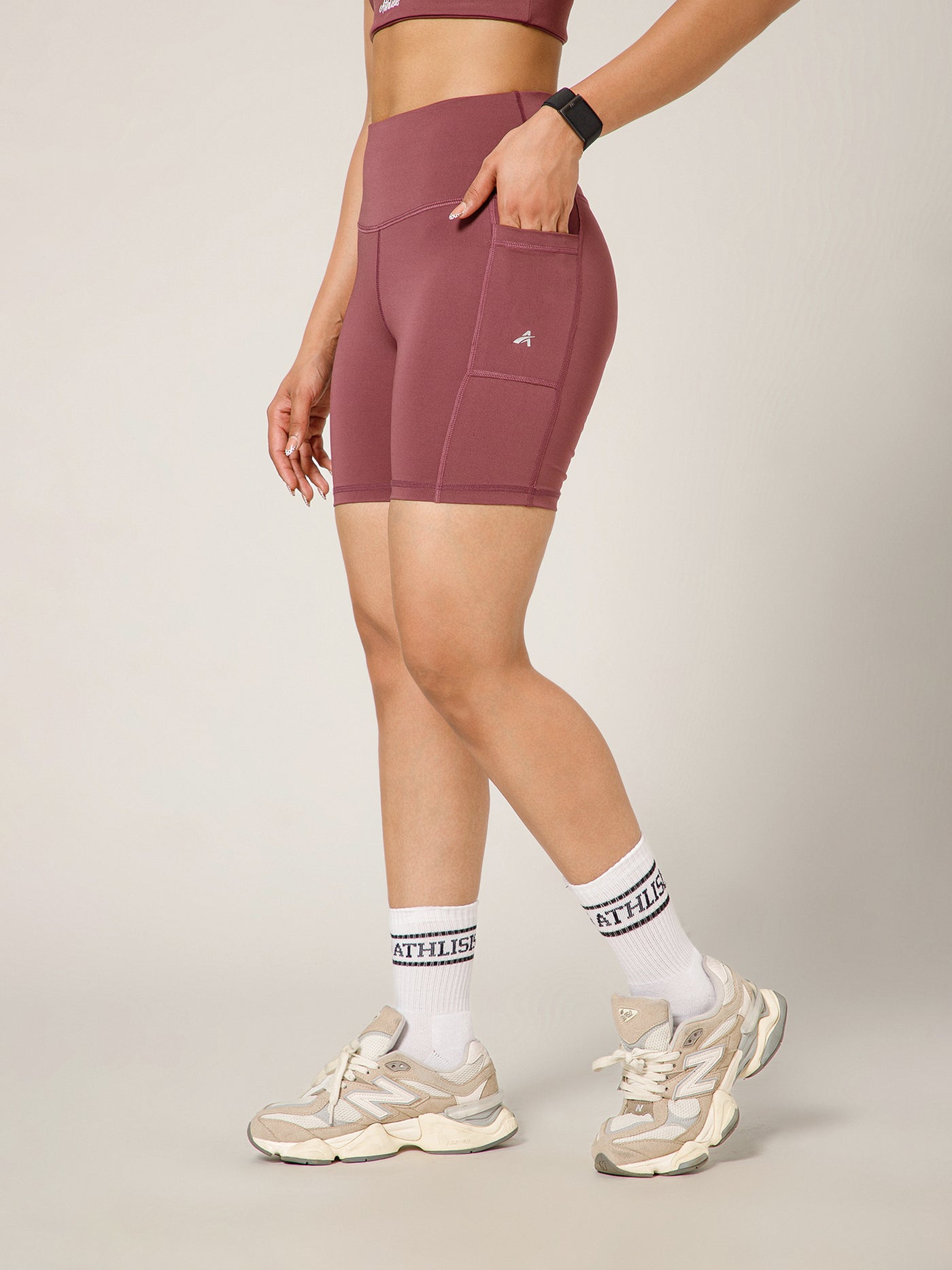 Stealth Active Shorts Mauve
