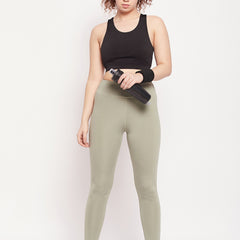 Racerback Contour Sports Bra Black