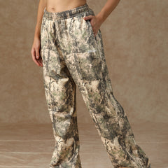 Printed Baggy Monochrome Camo Sweatpants