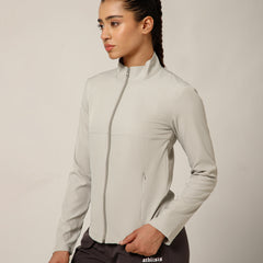 NS Staple Zip Jacket Light Grey