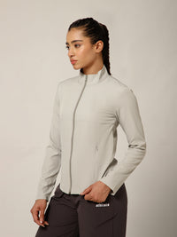 NS Staple Zip Jacket Light Grey