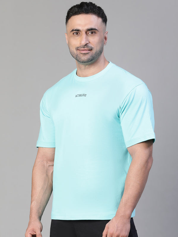 Eagle's Eye Oversized T-Shirt Teal Blue