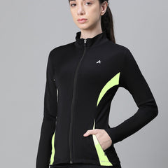 Side Stripe Jacket Black
