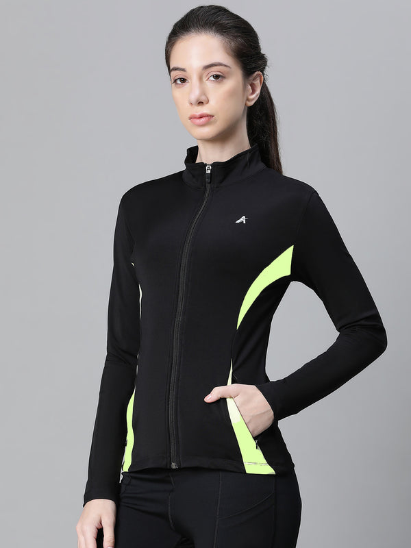 Side Stripe Jacket Black