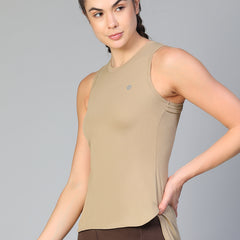 Lunar Shift Tank Top Tan