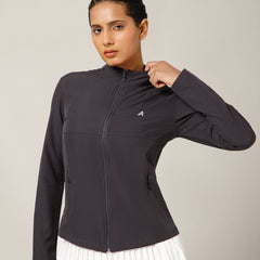 NS Staple Zip Jacket Charcoal