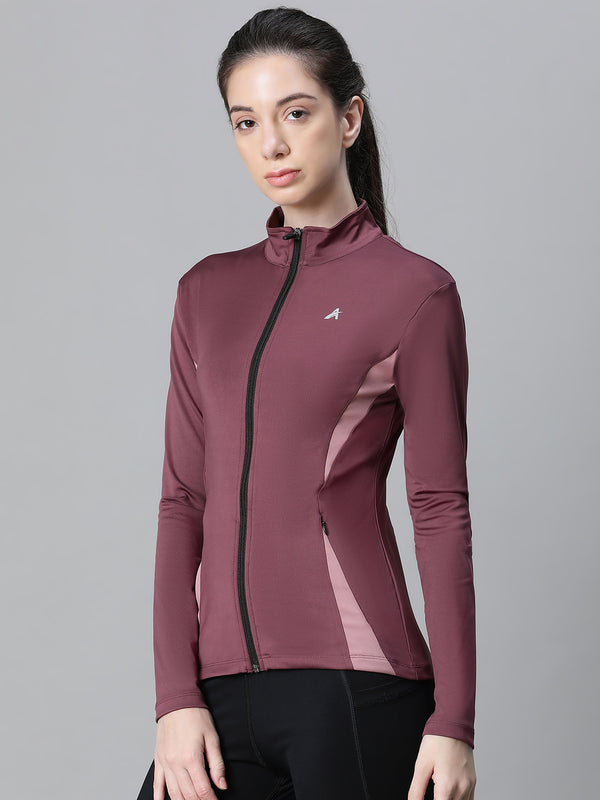 Side Stripe Jacket Mauve
