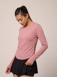 Bodycon Thumbhole T-shirt Pink