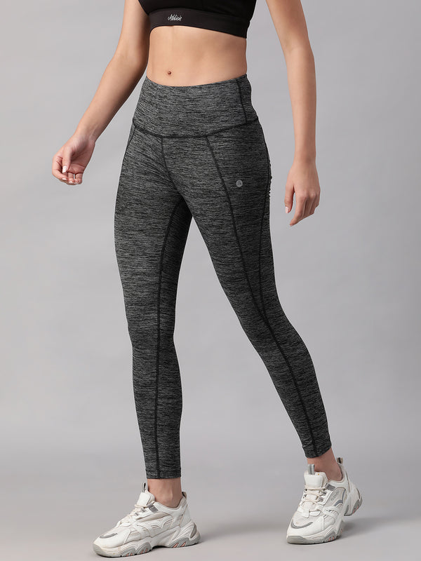 Essential High-Rise Leggings Gray Melange