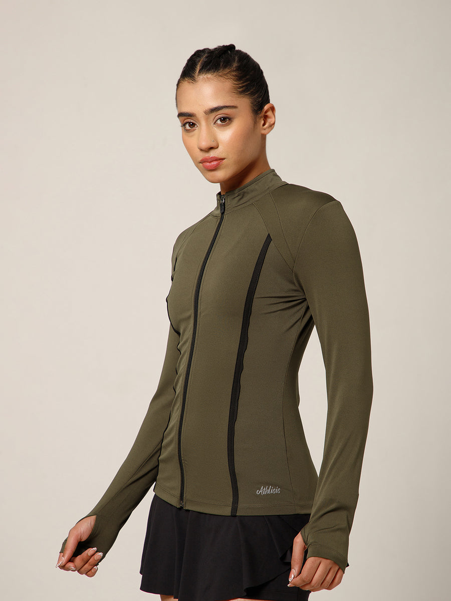 Aero Sculpt Jacket Olive