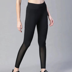 Women Black Training Tights Athlisis Sports