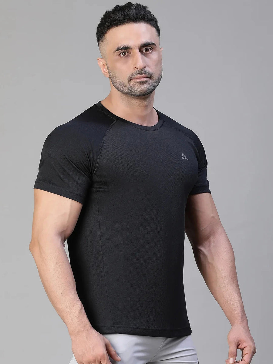 Back Panel T-Shirt Black Athlisis Sports