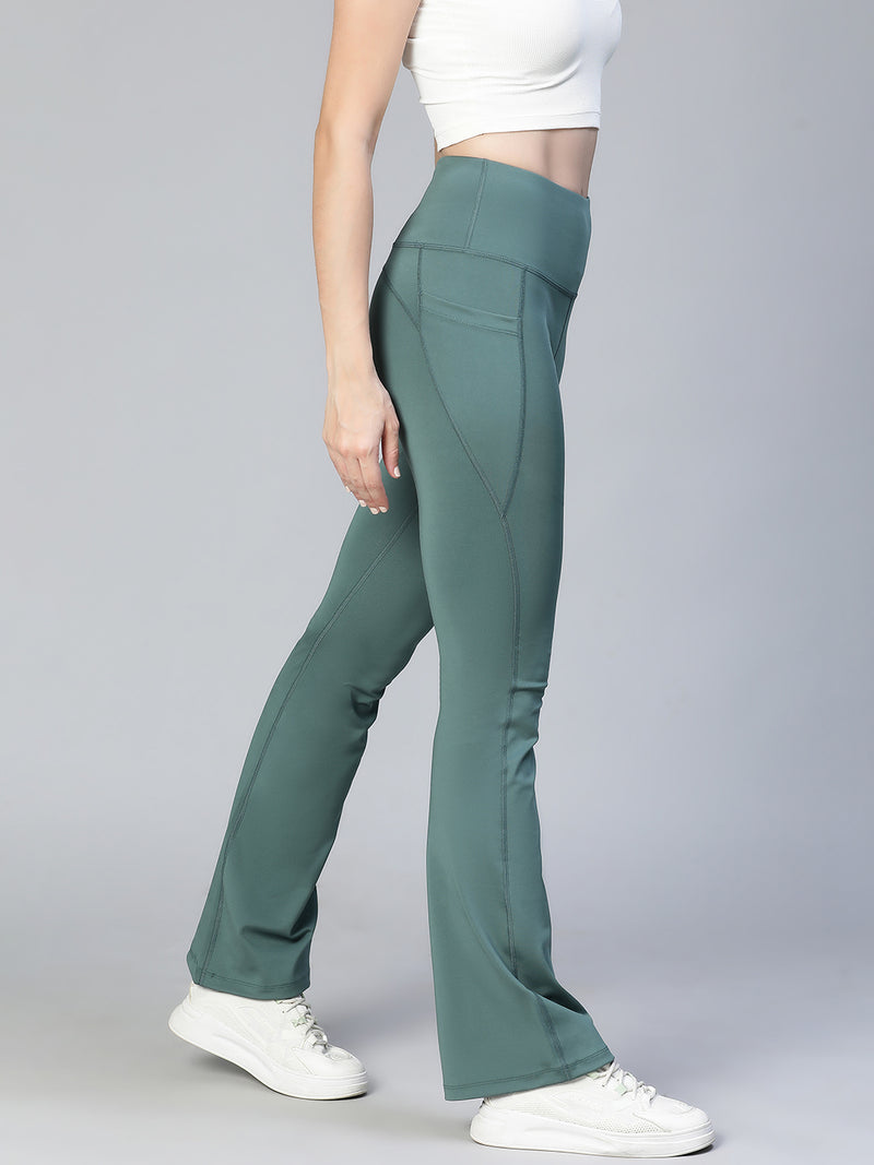 Active Sculpt Flare Forest Green