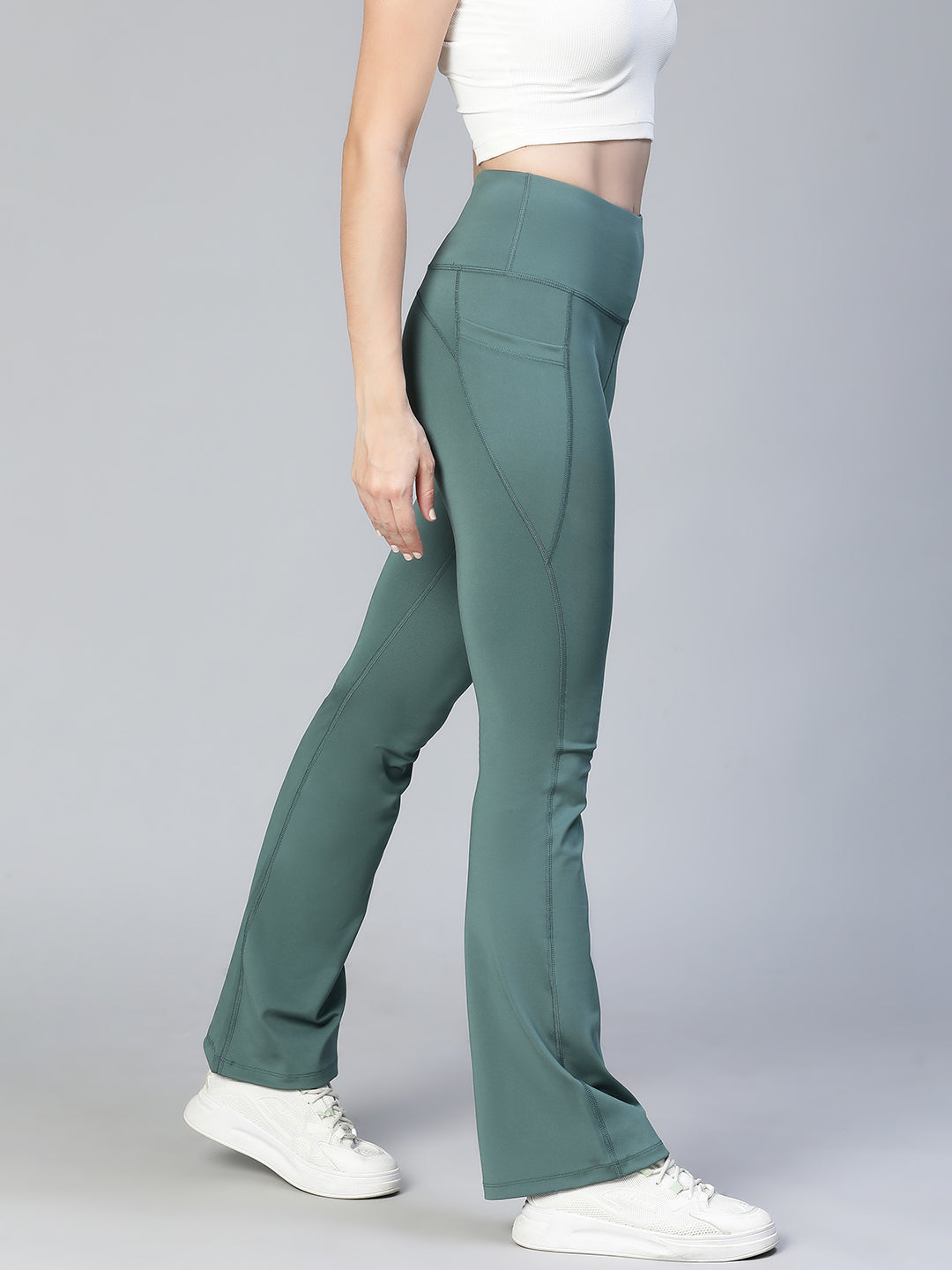 Active Sculpt Flare Forest Green
