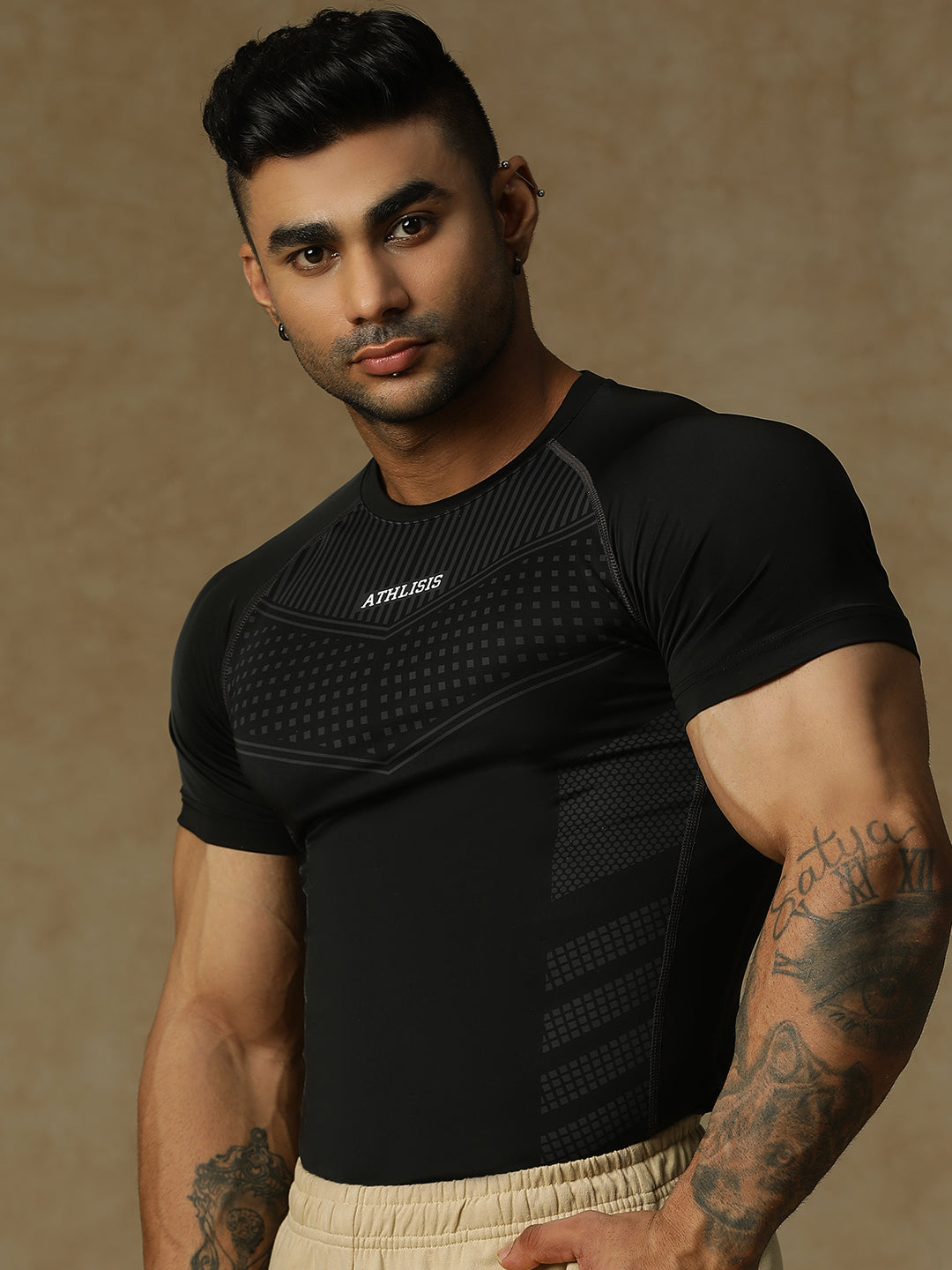 808 Compression T-Shirts Black Athlisis Sports