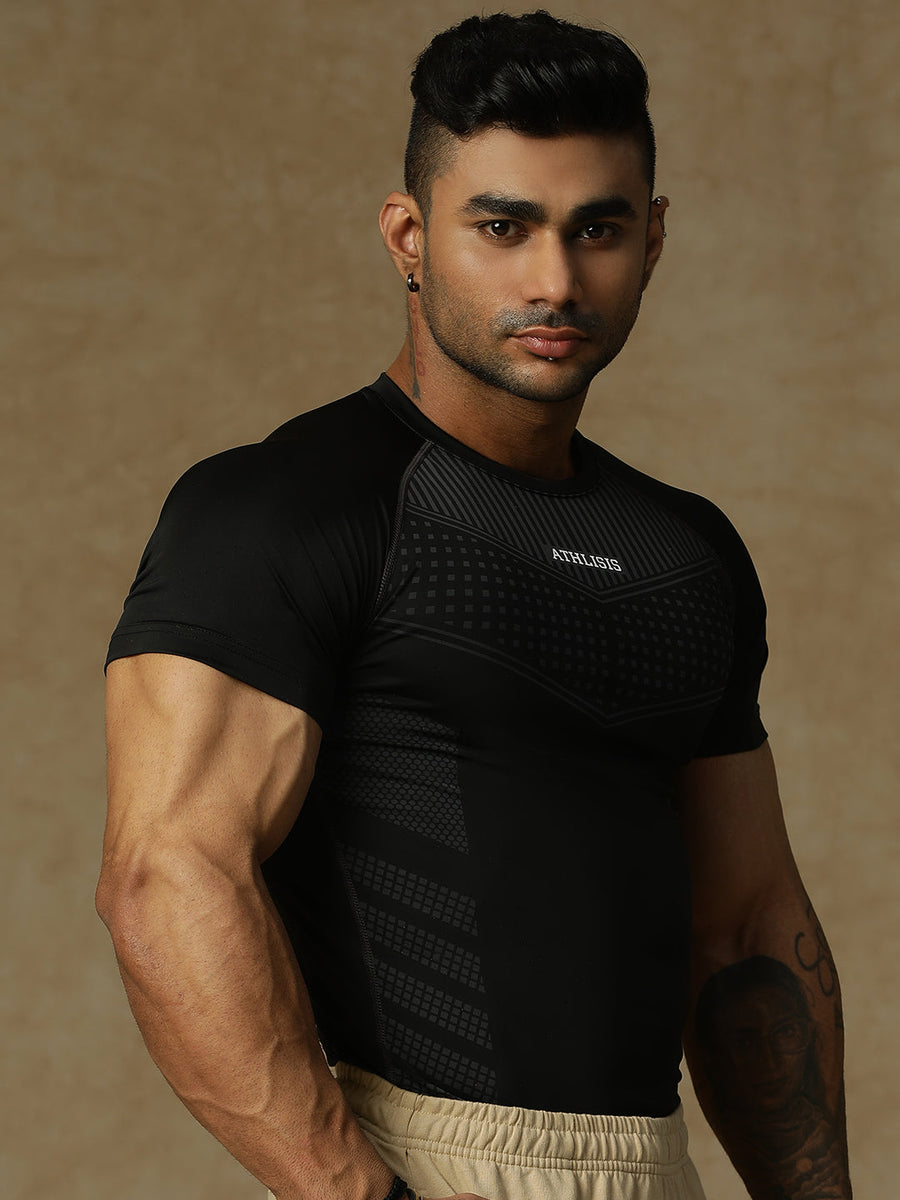 808 Compression T-Shirts Black Athlisis Sports