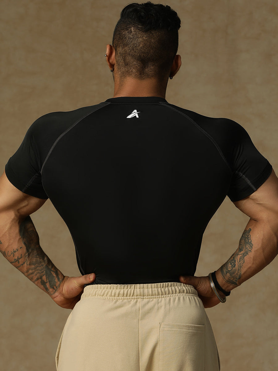 808 Compression T-Shirts Black Athlisis Sports