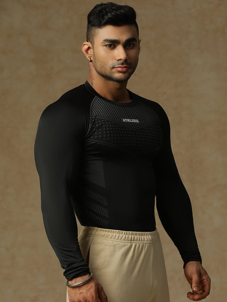 808 Compression Tee Black Athlisis Sports