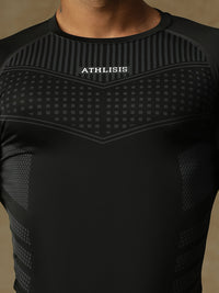 808 Compression Tee Black Athlisis Sports