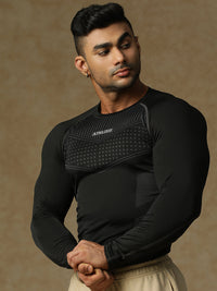 808 Compression Tee Black Athlisis Sports